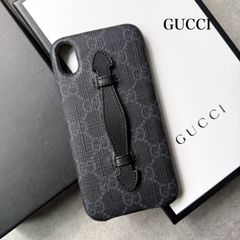 新品正規品 GUCCI ジャンボ GG レザー iPhone15 ケース 黒 - メルカリ