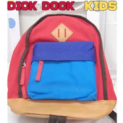 【DICK DOCK】キッズ 子供用 リュック カバン バック バックパック リュックサック 男の子 カラフル レッド 赤 青 ブルー かわいい 260217W005