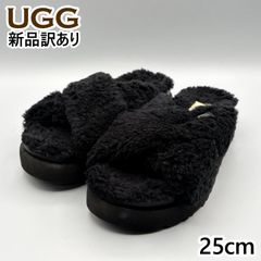 UGG ルームスリッパ 25cm 黒 美品 人気モデル - メルカリ