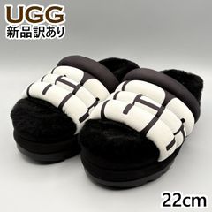 UGG ヒョウ柄 フラッフイヤー スライドサンダル 23cm レオパード