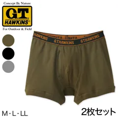 グンゼ 綿100% ボクサーブリーフ (前あき) 2枚セット M～LL (メンズ 下着 ボクサーパンツ ボクサー パンツ インナー 綿 GTホーキンス) (在庫限り)