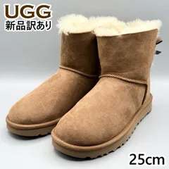 UGG ムートンブーツ チェスナット USA8/JP25cm ミニベイリーボウII レディース/女性用 1016501 アグ 新品 (ug207)