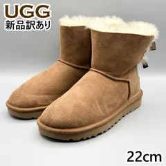 UGG ムートンブーツ チェスナット USA5/JP22cm ミニベイリーボウII レディース/女性用 1016501 アグ 新品 (ug209)