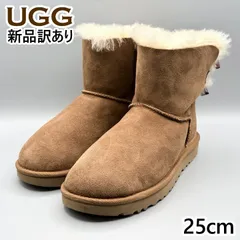 UGG ムートンブーツ チェスナット USA8/JP25cm ミニベイリーボウII レディース/女性用 1016501 アグ 新品 (ug212)