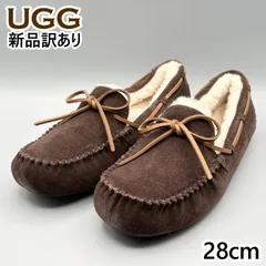 【新品】UGG モカシンスリッポン ムートンシューズ エスプレッソ USA10/JP28cm オルセン メンズ/男性用 1003390 アグ (ug216)