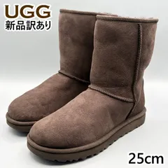 UGG ムートンブーツ チョコレート USA8/JP25cm クラシックショートII レディース/女性用 1016223 アグ 新品 (ug224)