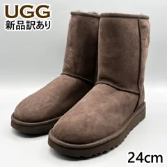 【新品】UGG ムートンブーツ チョコレート USA7/JP24cm クラシックショートII レディース/女性用 1016223 アグ (ug225)