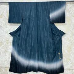 ◆kimono+one◆kimonoarisa◆厳選◆未使用同然◆附下訪問着◆仕付け糸付き◆正絹◆袷◆竹珠庵◆ゆーびーガード加工◆広衿◆裄64.5肩丈157◆