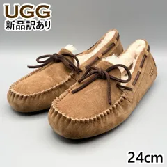 UGG モカシンスリッポン ムートンシューズ チェスナット USA7/JP24cm ダコタ レディース/女性用 1107949 アグ 新品 (ug248)