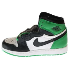 NIKE (ナイキ) AIR JORDAN 1 HIGH OG GS FD1437-031 エア ジョーダン 1 レトロ ハイ OG GS ハイカットスニーカー グリーン/ブラック/ホワイト レディース US4Y/23cm
