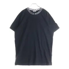 MONCLER (モンクレール) NECK LOGO T-SHIRTS ネックロゴクルーネック半袖カットソー 半袖Tシャツ ブラック J10918C00024