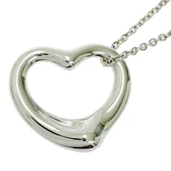【中古】【箱付き】 TIFFANY&Co. ティファニー シルバー エルサペレッティ オープンハート ネックレス 6.8g 925刻印 539529 ネックレス