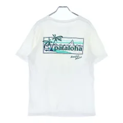 PATAGONIA (パタゴニア) バックロゴプリント 半袖シャツ カットソー ホワイト