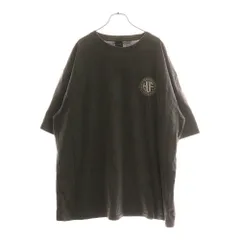 HUF (ハフ) LOGO PRINT TEE 両面プリント半袖カットソー 半袖Tシャツ グレー