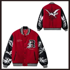 新品未使用　REVENGE×KOSUKE KAWAMURA　スタジアムジャンパー　L　レッド系