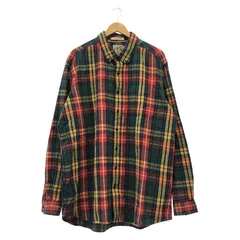 【中古】L.L.Bean 長袖チェックシャツ XL マルチカラー エルエルビーン[10]