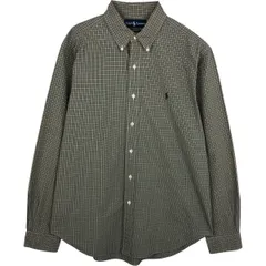 古着 ラルフローレン Ralph Lauren CLASSIC FIT 長袖 ボタンダウンチェックシャツ メンズL相当/eaa614704