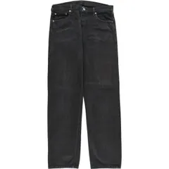 古着 90年代 リーバイス Levi's リーバイス501 ユーロモデル ブラックデニム ストレートデニムパンツ メンズw35相当/evb033764