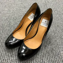 LANVIN en Bleu ランバンオンブルー パンプス エナメル 23cm 黒 ブラック