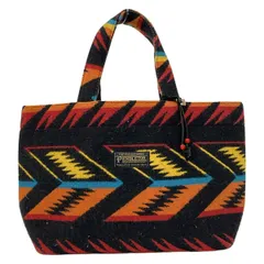PENDLETON(ペンドルトン) トートバッグ - 黒×レッド×マルチ BEAMS GOLF ウールのサムネイル