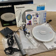 J-0146【動作確認済】◆ Panasonic Portable CD Player SL-CT710-W ホワイト ◆