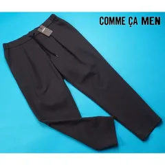 新品サンプル定価3.1万円 COMME CA MEN コムサメン 秋冬 ダウンファブリック ストレッチ パンツ M緑(08)  90PM16のサムネイル