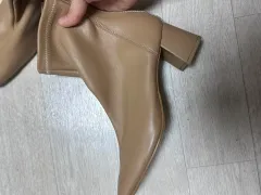 新品 レディース ベージュ ヒール 高い 靴/ブーツ 6 7cm程度