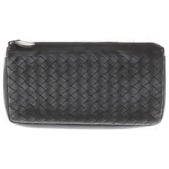 BOTTEGA VENETA (ボッテガヴェネタ) イントレチャート レザー 小物ケース ペンケース ブラウン