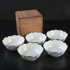 和食器 仁一作 高台小鉢揃 5客 共箱 V 6209C - メルカリ