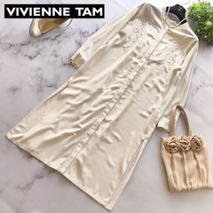 美品】VIVIENNE TAMヴィヴィアンタムドラゴン刺繍コート カーキ - メルカリ