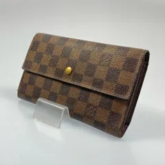 【姫路東店】 中古 LOUIS VUITTON | ルイ・ヴィトン 長財布 ポルトトレゾールインターナショナル N61217 ダミエ 三つ折り長財布 TH0003 【125】