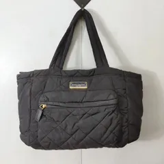 Marc Jacobs マークジェイコブス キルティング マザーズバッグ トートバッグ ブラック系 B456