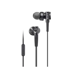 【新品】 ソニー イヤホン 重低音モデル MDR-XB75AP : カナル型 リモコン・マイク付き ブラック MDR-XB75AP B 1