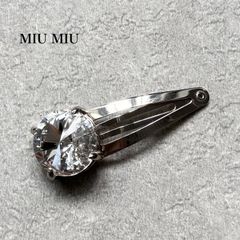 miu miu クリスタル ヘアピン - メルカリ