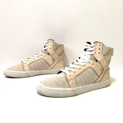 ストリートお好きな方に！【SUPRA】スープラ Skytop Muska 001 ハイカット スニーカー スエード スケートボード かっこいい ボリューム感 ピンク系 レディース 23.0cm/M42442UUのサムネイル