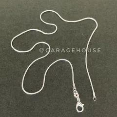 シルバー925 スネークチェーン 1mm幅 45cm SV925 ネックレス