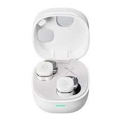 【新品】 オーディオテクニカ ATH-SQ1TW2 WH ワイヤレスイヤホン bluetooth/小型 軽量 / 最大20時間再生 / 低遅延/外音取込み/マルチポイント/マルチペアリング/防水 IPX5 / ワイヤレス充電 /【国内正規品】ホワイト ATH-