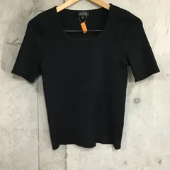 LANVIN COLLECTION knit T-shirt / ランバン コレクション 半袖ニット ブラック