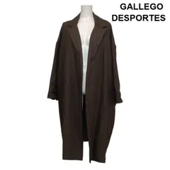 ◇ ギャレゴデスポート GALLEGO DESPORTES リネンコート ガウンコート 長袖 ロング丈 オーバーサイズ リネン100 XL 13号 レディース S6B312のサムネイル