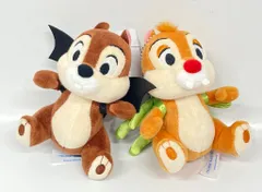 東京ディズニーリゾート ぬいぐるみバッジ DISNEY HALLOWEEN 2025　チップ&デール(黒黄緑/蜘蛛&コウモリ) 2025