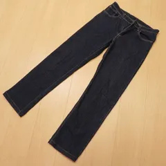 (411★ 日本製 EDWIN エドウィン F403 インターナショナルベーシック ダークインディゴ ストレッチ ジーンズ W28 古着