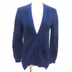 エゴイスト EGOIST カーディガン ニット Vネック 長袖 青 ブルー /YK