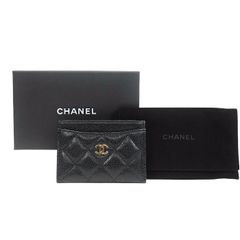 CHANEL シャネル ソーブラック カードケース フラグメントケース