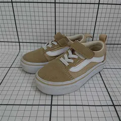 ◇ Θ バンズ Vans オールドスクール ベージュ系 キッズスニーカー 14cm 子供用 E  【1511120018008】