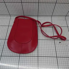 ◇ Θ ヤーキ YAHKI レザー ショルダーバッグ レッド系 レディース E  【1512020003170】