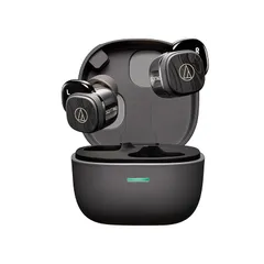 【新品】 オーディオテクニカ ATH-SQ1TW2 GY ワイヤレスイヤホン Bluetooth マキアート模様 最大20時間再生 マルチポイント対応 小型軽量 アプリ対応 ヒアスルー 低遅延モード 急速充電 Qiワイヤレス充電対応 置き忘れアラート 防水 I