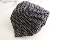 バーバリーズ ブランドネクタイ ホースマーク ドット ウール シルク PO メンズ ネイビー Burberrys 【中古】