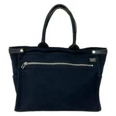 PORTER GIRL(ポーターガール) トートバッグ - ネイビー×黒 レザー