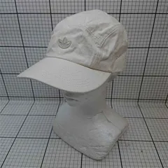 ◇ Θ アディダス adidas オリジナルス トレフォイルロゴ キャップ ホワイト系 メンズ E  【1512190013955】