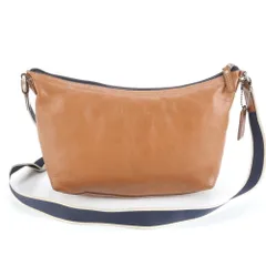 美品 コーチ F70559 レザー ショルダーバッグ 斜め掛け メッセンジャー ビジネス 通勤 本革 ブラウン 茶色 メンズ REM DM25-6【中古】